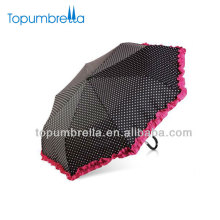 parapluie promotionnel filles beauté violet pliant blanc mini dentelle parapluie